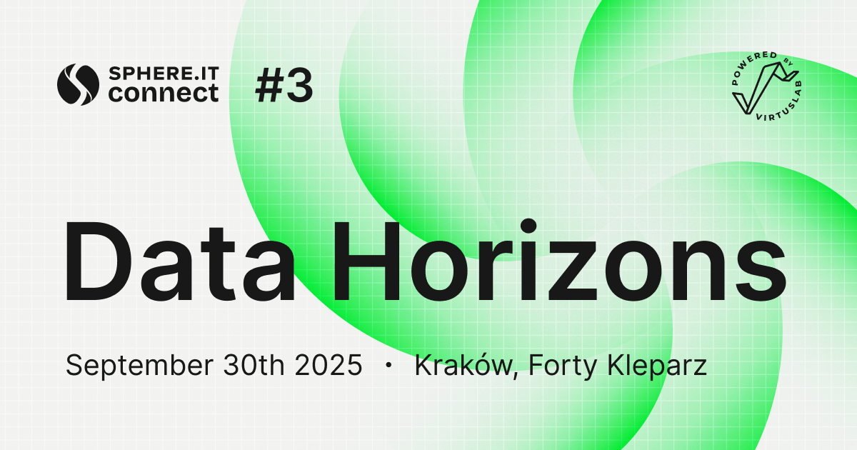 Sphere.it Connect #3: Data Horizons - Sphere.it
